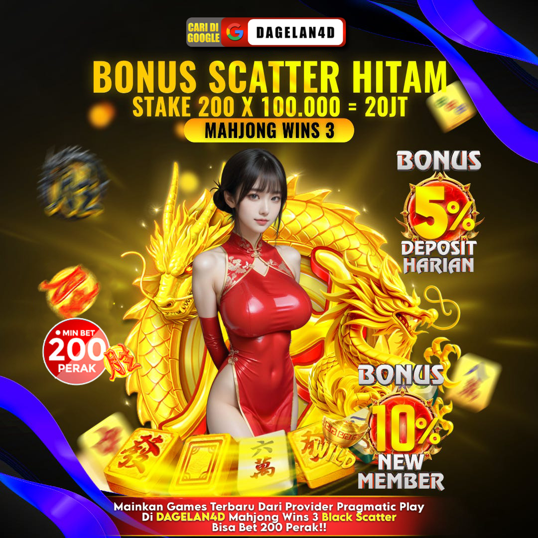 DAGELAN4D - Agen Gaming Resmi Gampang JP Scatter Hitam PG Soft